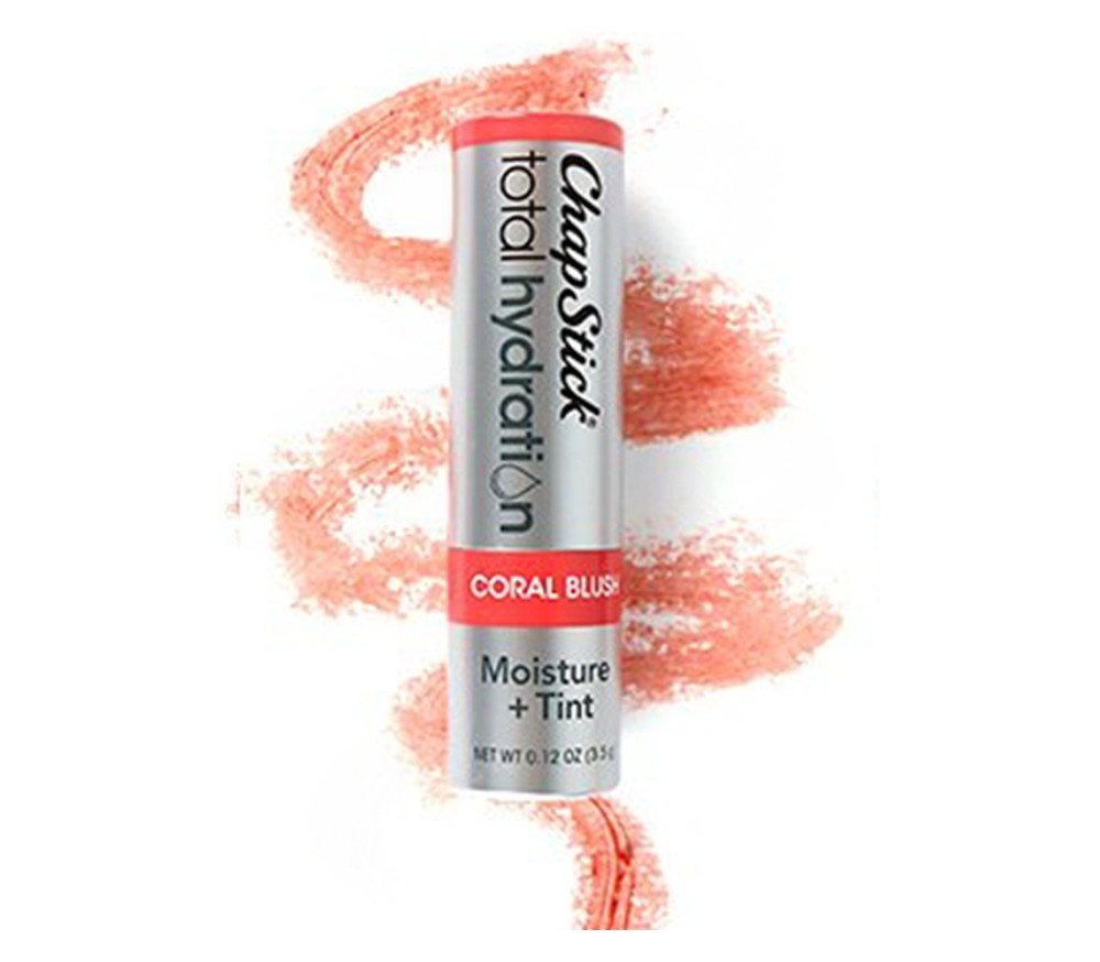 slide 5 of 5, Chapstick Total Hydration Tinted Lip Balm - Coral Blush, 0.12 oz