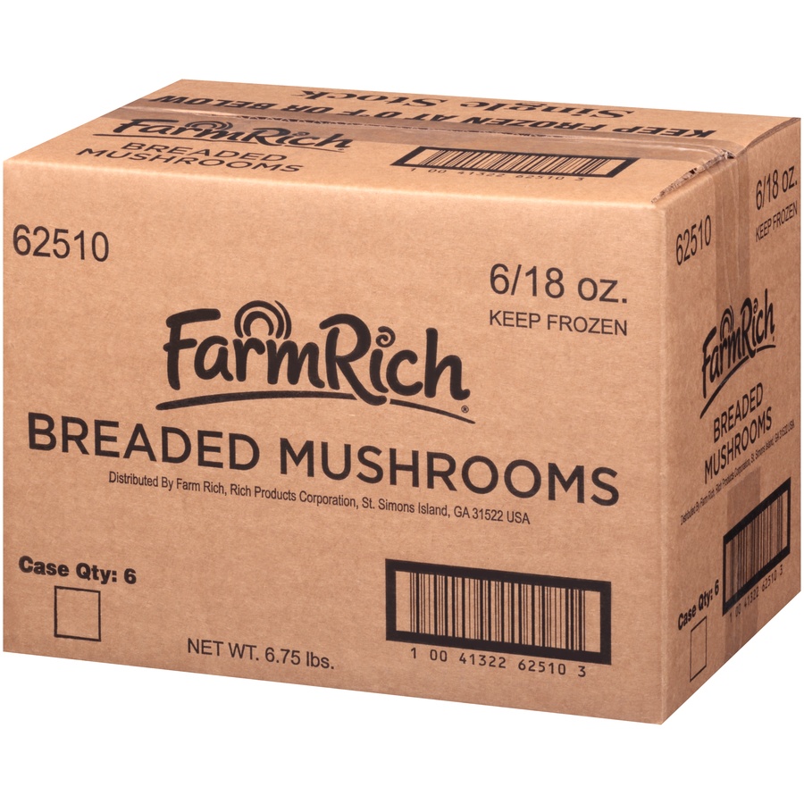 slide 4 of 8, Farm Rich Breaded Mushrooms, 18 oz