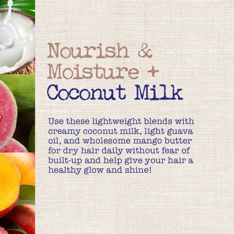 slide 9 of 11, Maui Moisture Nourish & Moisture + Coconut Milk Shampoo for Dry Hair - 13 fl oz, 13 fl oz