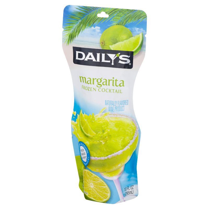 slide 3 of 8, Daily's Cocktails Daily's Margarita Frozen Cocktail - 10 fl oz Pouch, 10 fl oz