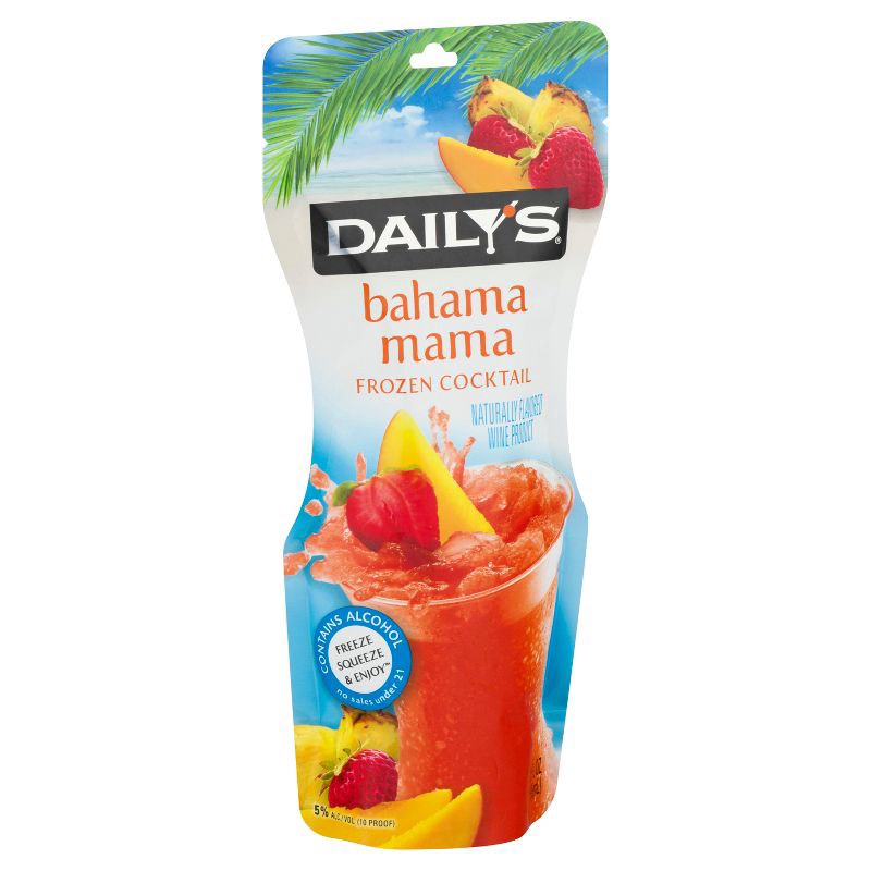 slide 2 of 8, Daily's Cocktails Daily's Bahama Mama Frozen Cocktail - 10 fl oz Pouch, 10 fl oz