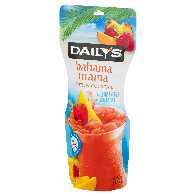 slide 3 of 8, Daily's Cocktails Daily's Bahama Mama Frozen Cocktail - 10 fl oz Pouch, 10 fl oz