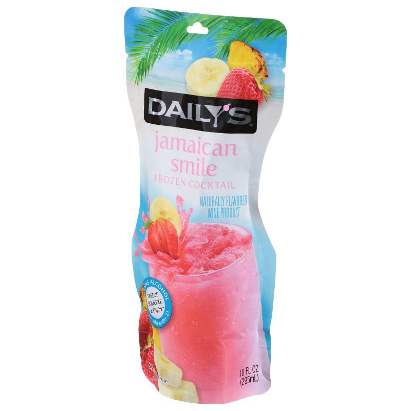 slide 3 of 8, Daily's Cocktails Daily's Jamaican Smile Frozen Cocktail - 10 fl oz Pouch, 10 fl oz