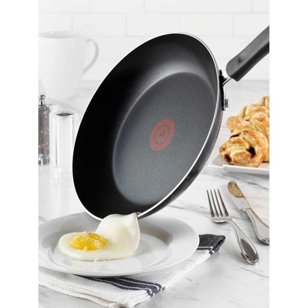 slide 3 of 3, T-fal Simply Cook Nonstick Cookware, Fry Pan, 10", Gray, 1 ct