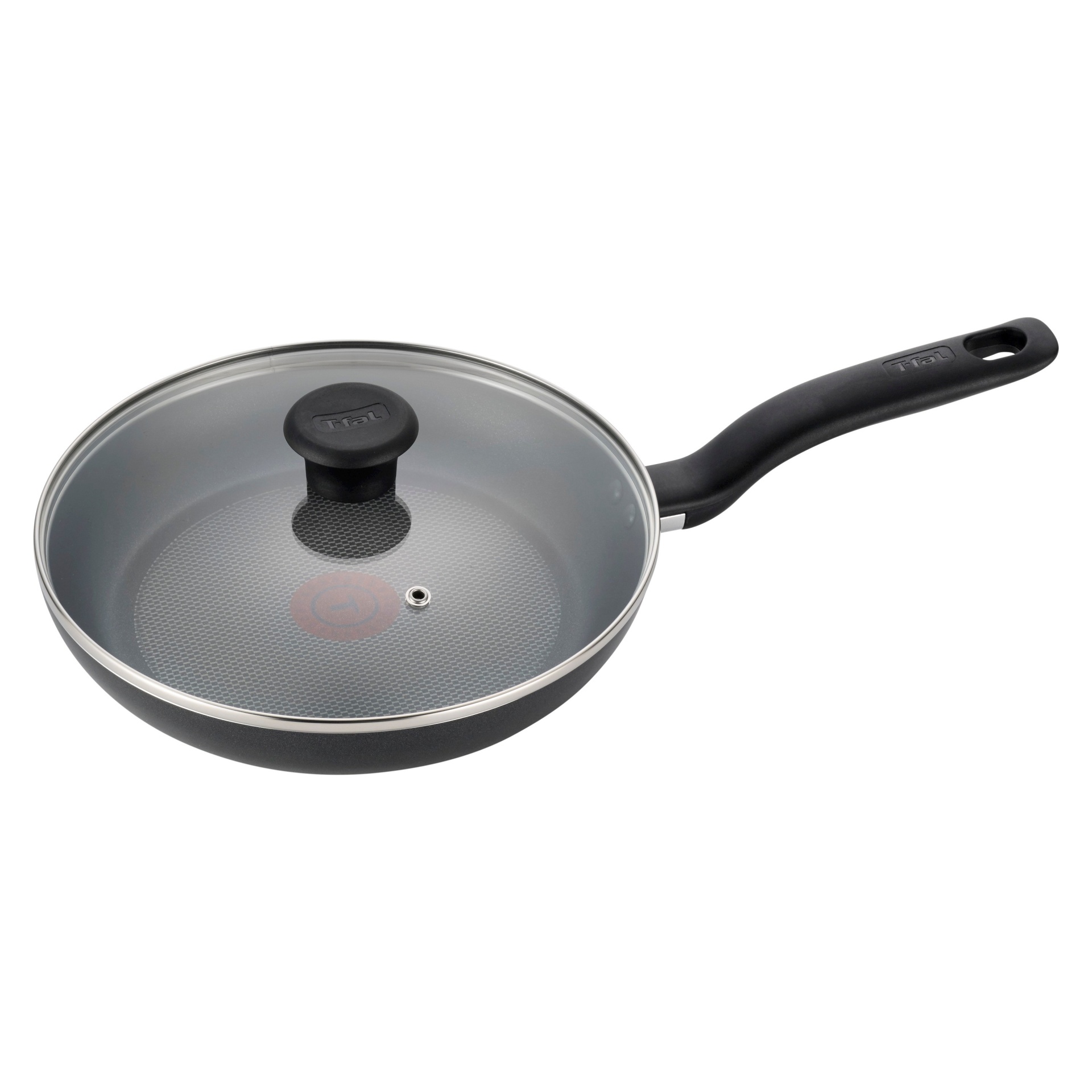 slide 1 of 3, T-fal Simply Cook Nonstick Cookware, Fry Pan, 10", Gray, 1 ct