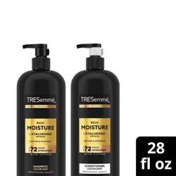 Tresemme Rich Moisture Shampoo and Conditioner Rich Moisture 2 ct for Dry Hair Formulated With Vitamin E and Biotin - 28oz