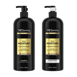 Tresemme Rich Moisture Shampoo and Conditioner Rich Moisture 2 ct for Dry Hair Formulated With Vitamin E and Biotin - 28oz