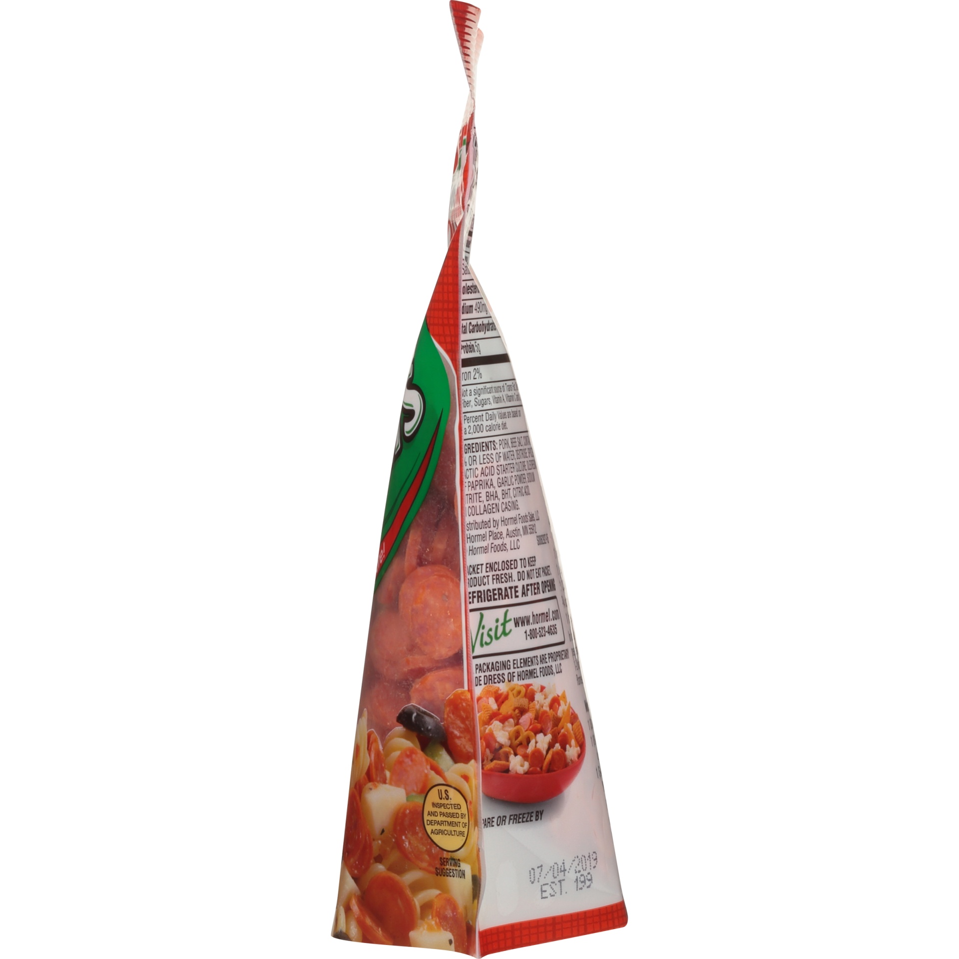 slide 5 of 6, Hormel® Pepperoni Minis 5 oz. Pouch, 5 oz