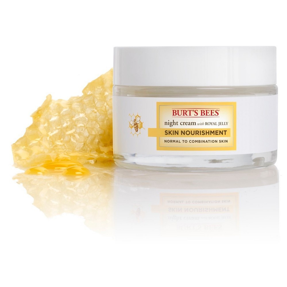 slide 5 of 9, Burt's Bees Night Cream with Royal Jelly Skin Nourishment, 1.8 oz