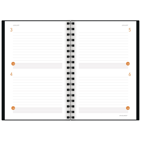 slide 4 of 5, At-A-Glance Undated Planning Notebook - Gray, 1 ct
