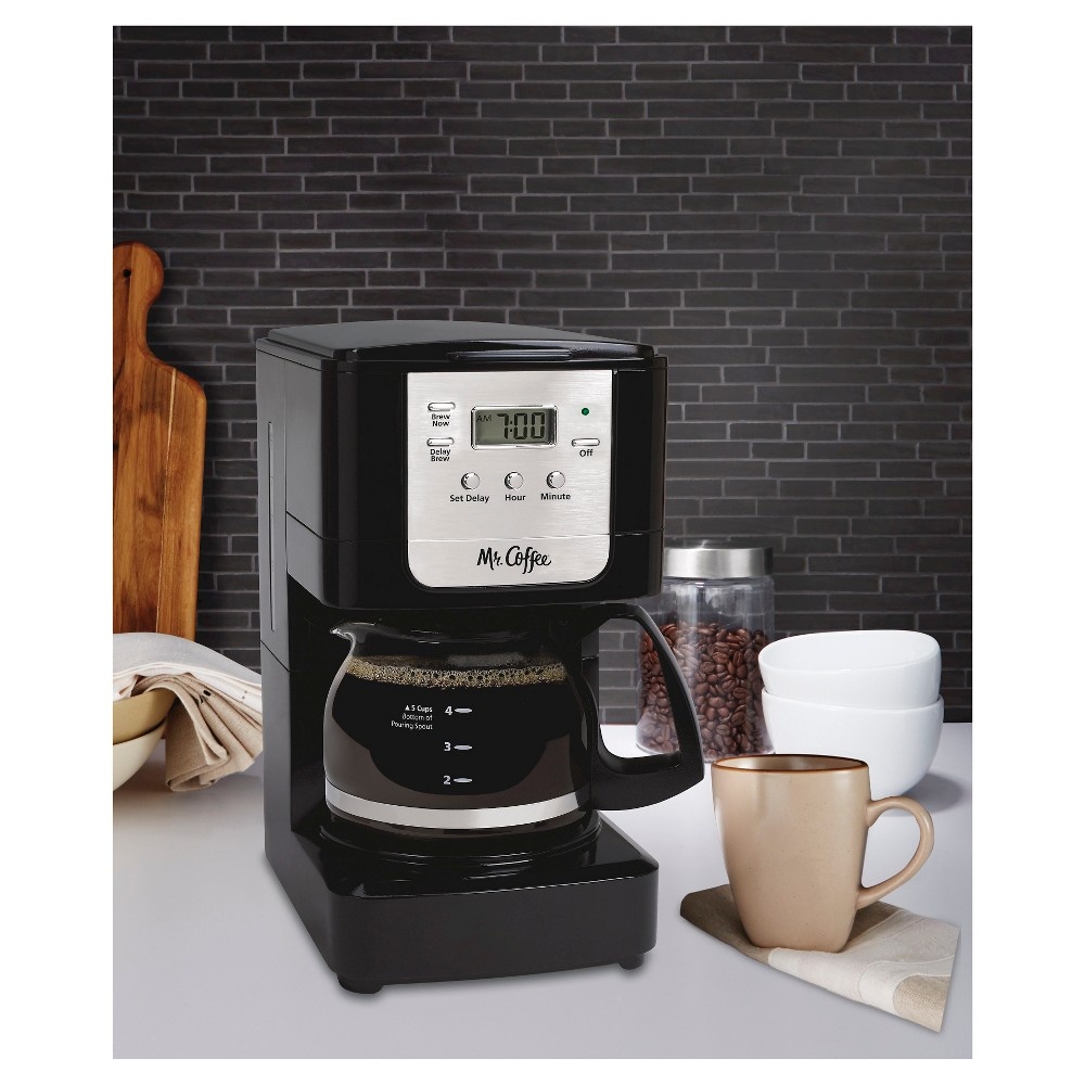 slide 4 of 5, Mr. Coffee Advanced Brew Coffee Maker Black (JWX3), 5 cup
