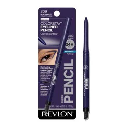 Revlon ColorStay Pencil Waterproof Eyeliner - Built-In Sharpener - 209 Black Violet - 0.01 oz