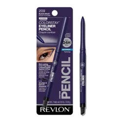 Revlon ColorStay Pencil Waterproof Eyeliner - Built-In Sharpener - 209 Black Violet - 0.01 oz