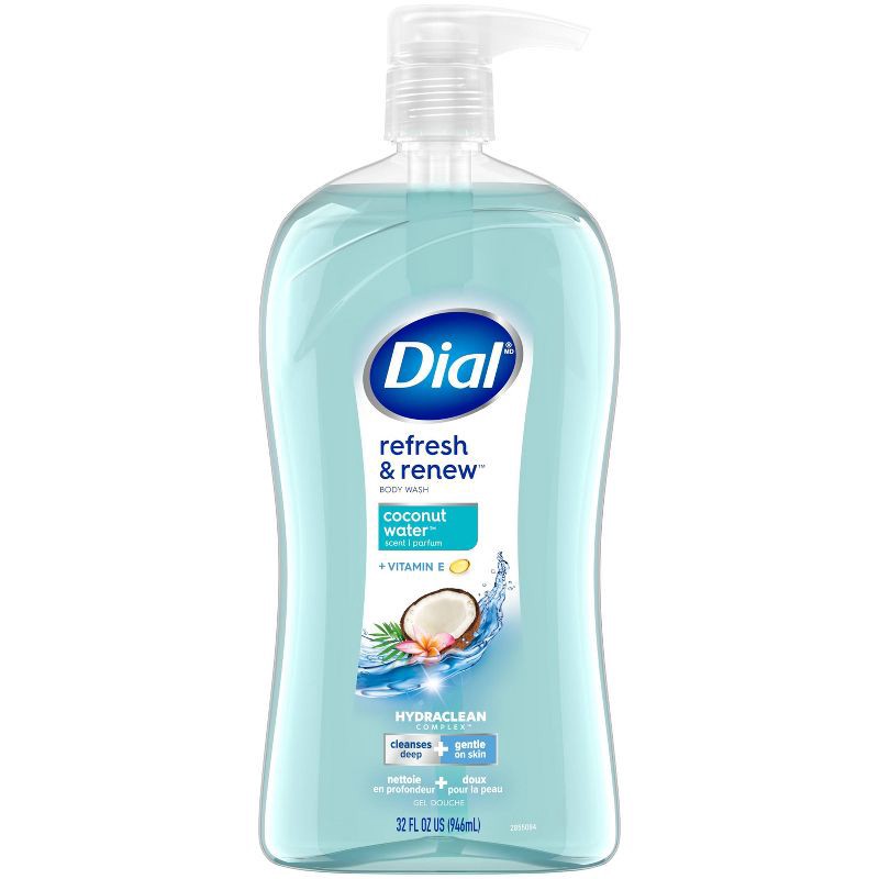 slide 1 of 8, Dial Coconut Water Body Wash - 32 fl oz, 32 oz