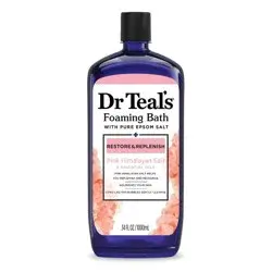 Dr Teal's Restore & Replenish Pink Himalayan Orange Foaming Bubble Bath - 34 fl oz