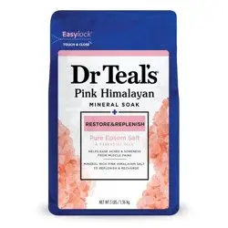 Dr Teal's Restore & Replenish Bergamot Orange Pink Himalayan Mineral Salt - 3lb