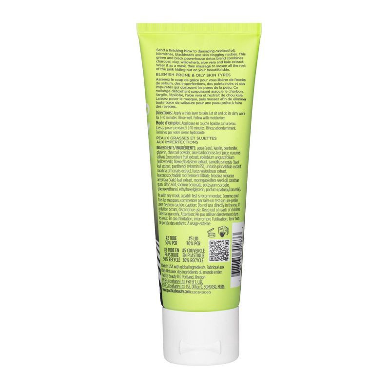 slide 3 of 3, Pacifica Kale Charcoal Ultimate Detox Mask - 2.25 fl oz, 2.25 fl oz