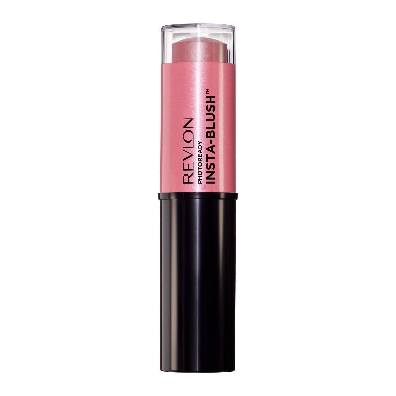 slide 1 of 4, Revlon Photoready Insta-Blush Stick - Sheer, Berry Kiss - 0.31oz: Brightening, Face Application, Satin Finish, 0.31 oz