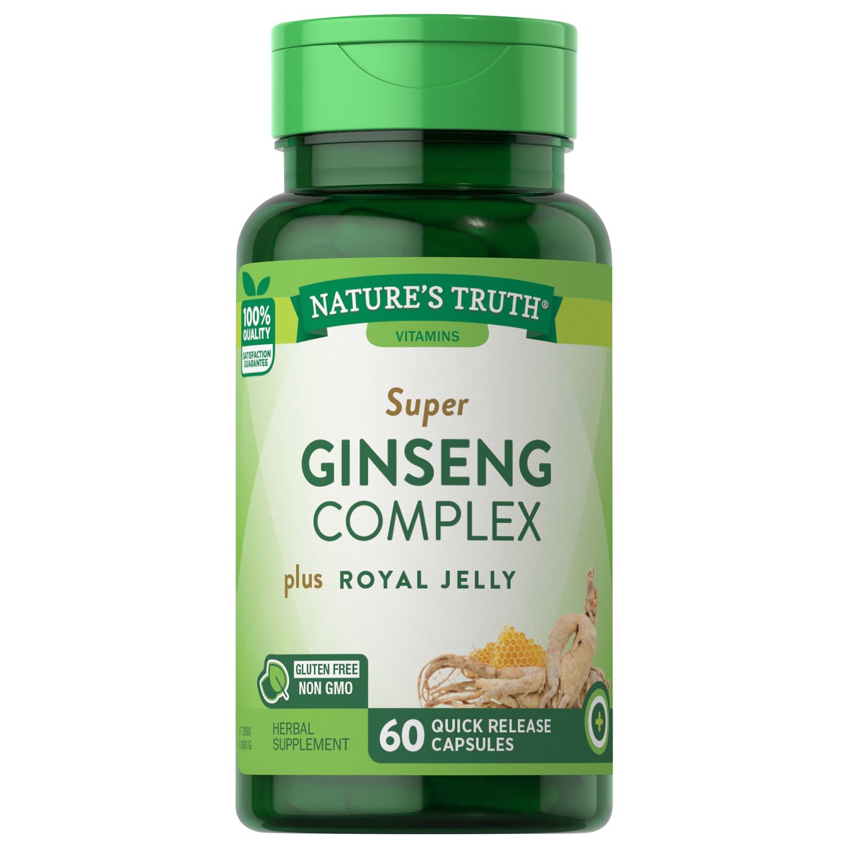 slide 1 of 4, Nature's Truth Super Ginseng Complex plus Royal Jelly, 60 ct