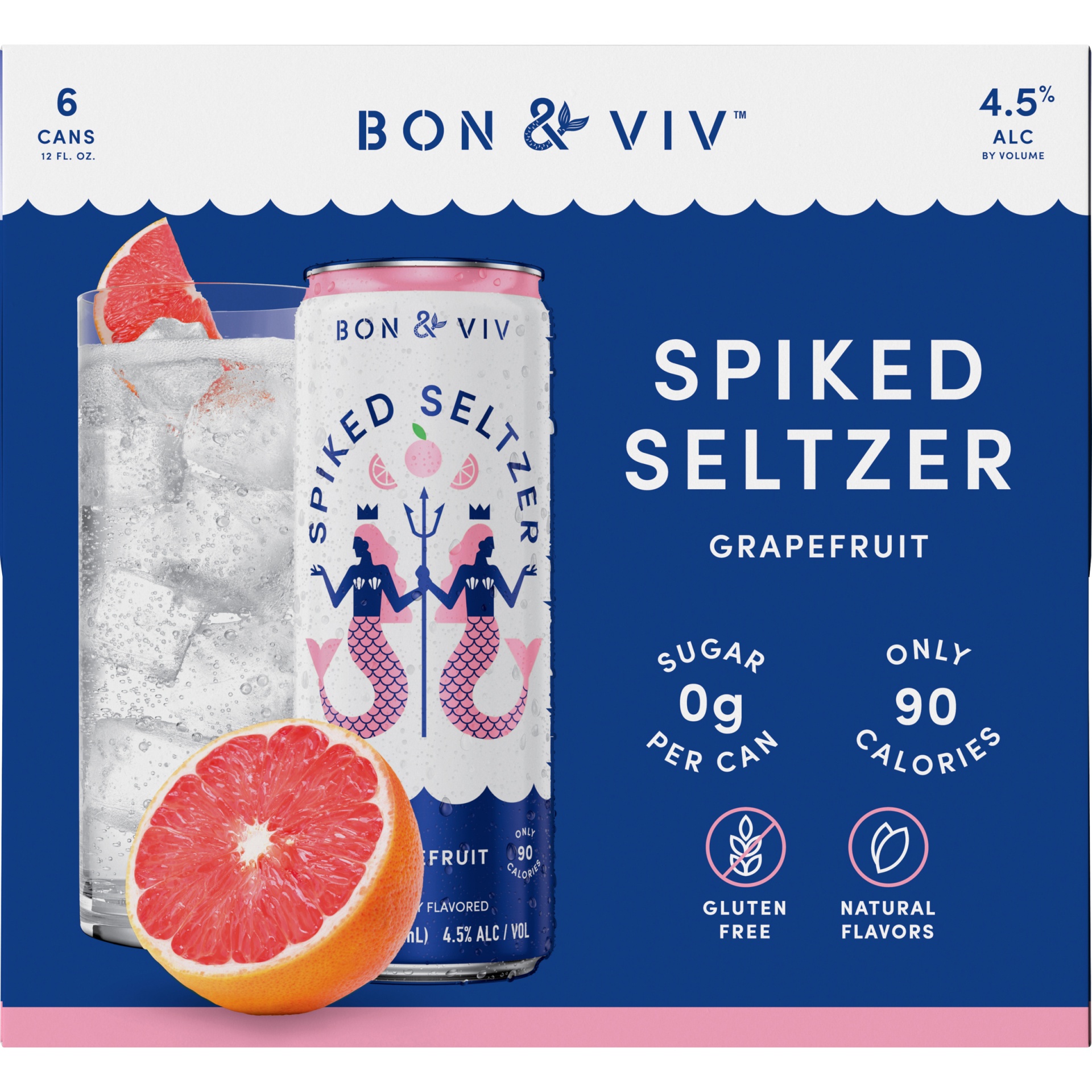 slide 2 of 6, Spiked Seltzer Indian River Grapefruit, 72 oz