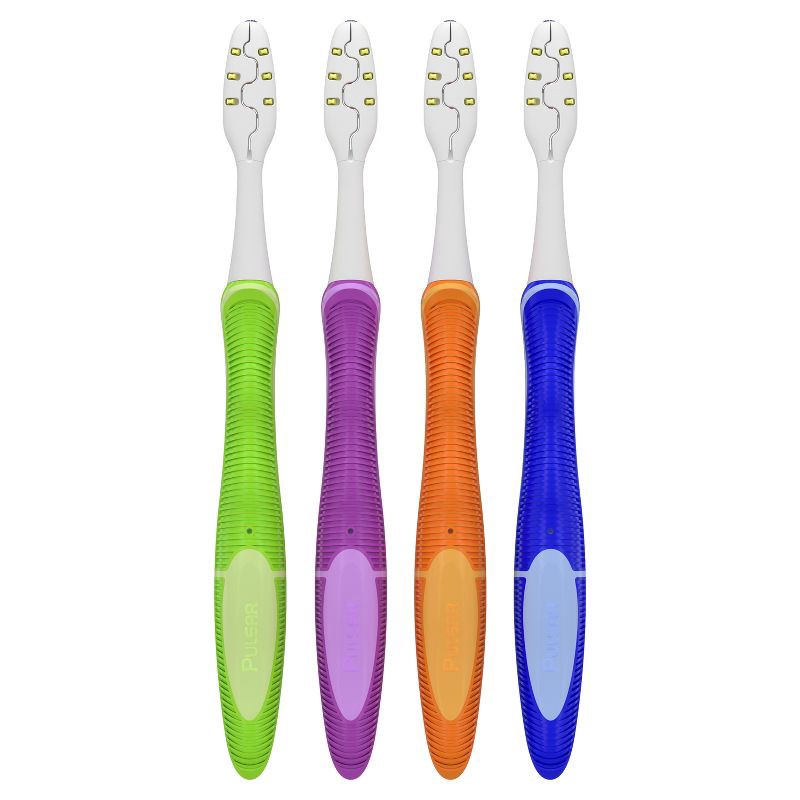 slide 9 of 11, Oral-B Pulsar Pro-Health Battery Powered Toothbrushes, Soft Bristles - 4ct, 4 ct