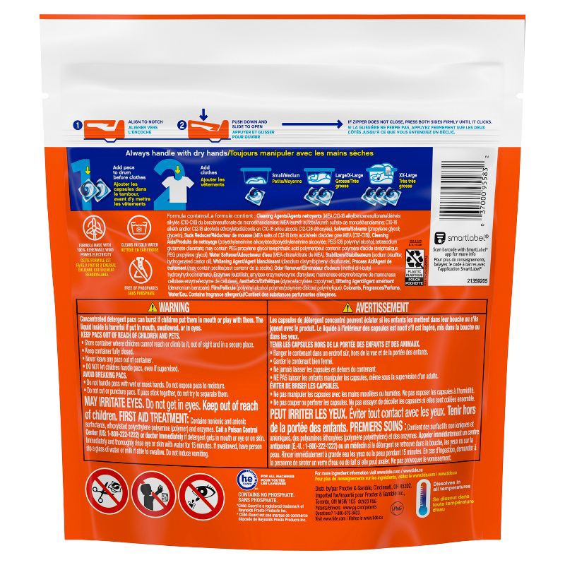 slide 13 of 13, Tide Spring Meadow HE Deep Cleaning Concentrated Laundry Detergent Pods 20 Pacs - 15oz, 15 oz