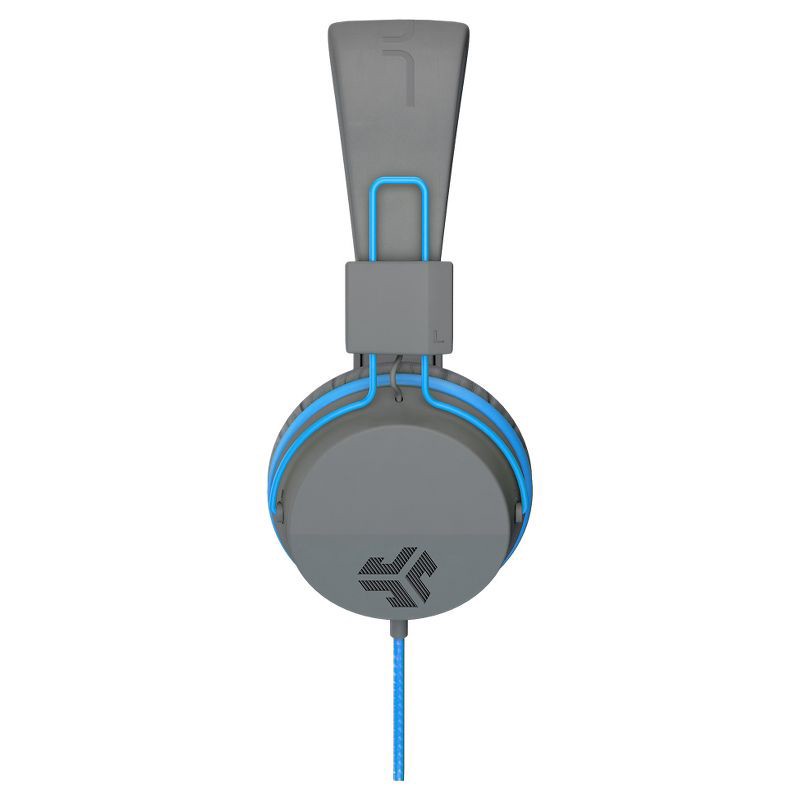 slide 3 of 5, JLab JBuddies Studio Wired Kids Headphones - Gray/Blue, 1 ct
