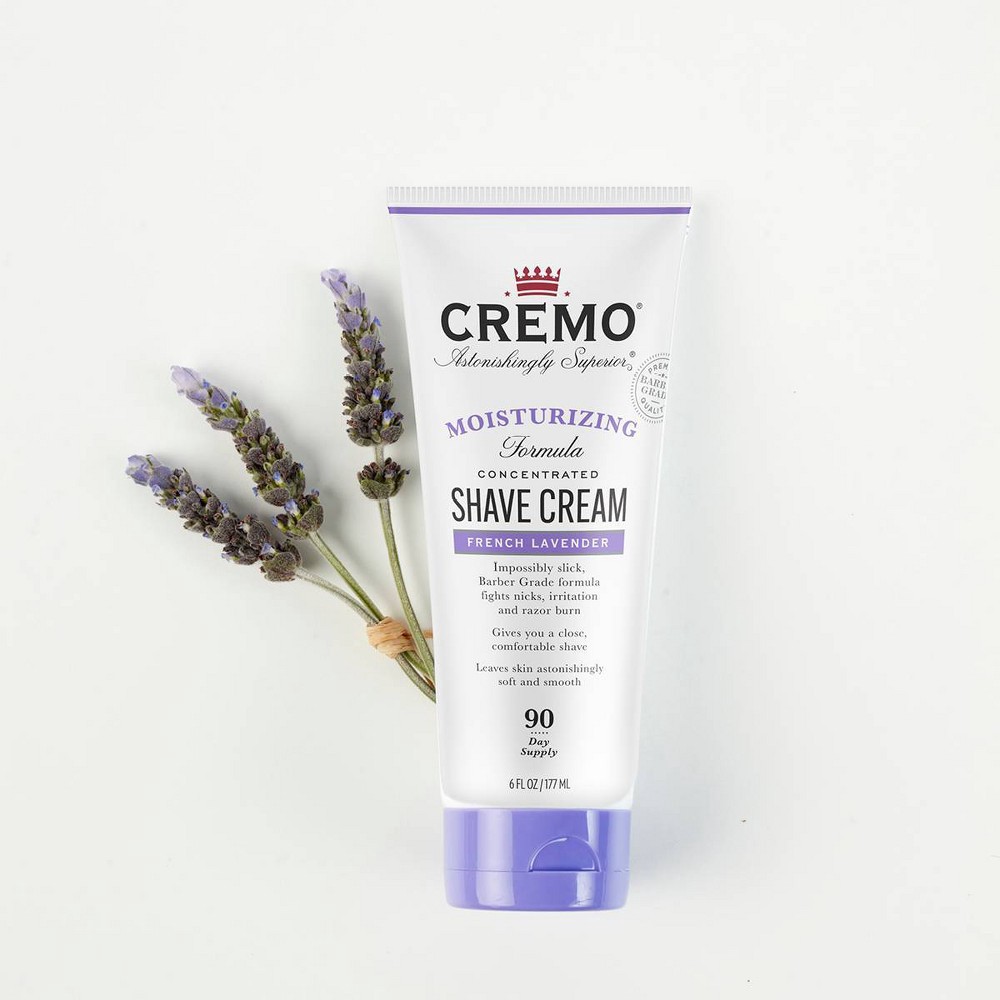 slide 3 of 5, Cremo Bliss Moisturizing Concentrated Shave Cream Lavender - 6 fl oz, 6 fl oz
