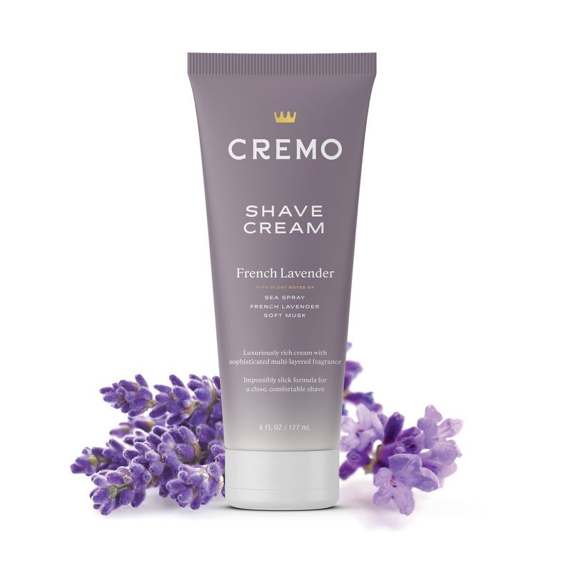 slide 4 of 8, Cremo French Lavender Shave Cream - 6 fl oz, 6 fl oz