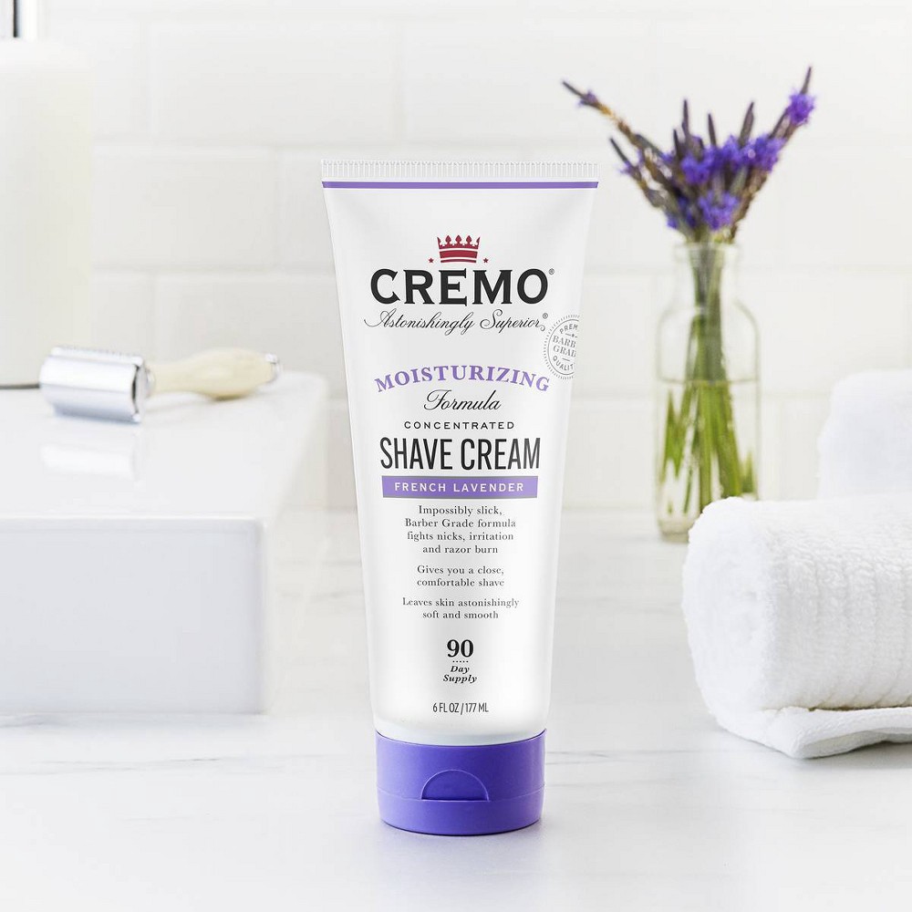 slide 4 of 5, Cremo Bliss Moisturizing Concentrated Shave Cream Lavender - 6 fl oz, 6 fl oz