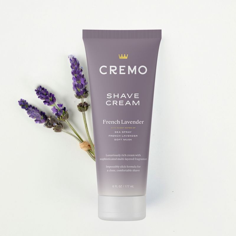 slide 6 of 8, Cremo French Lavender Shave Cream - 6 fl oz, 6 fl oz