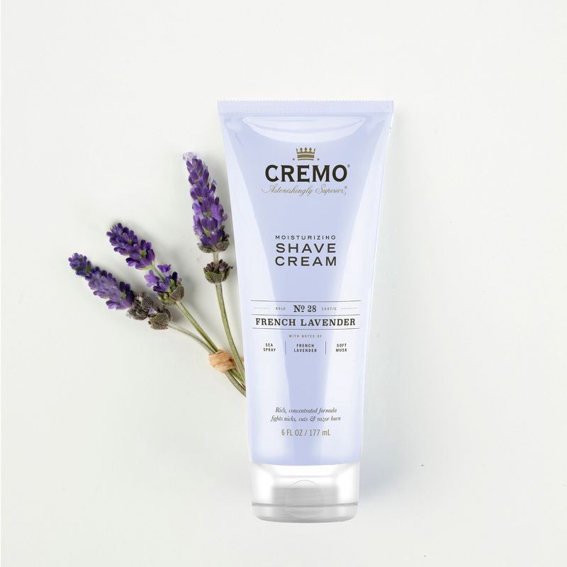 slide 6 of 7, Cremo French Lavender Shave Cream - 6 fl oz, 6 fl oz
