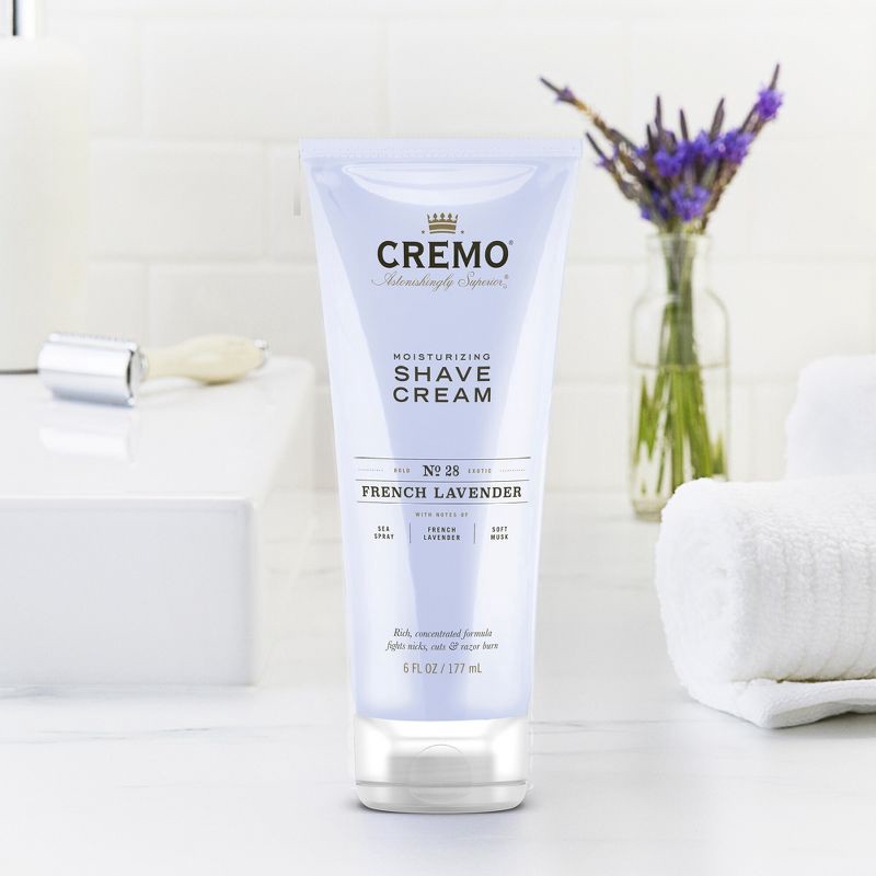 slide 8 of 8, Cremo French Lavender Shave Cream - 6 fl oz, 6 fl oz