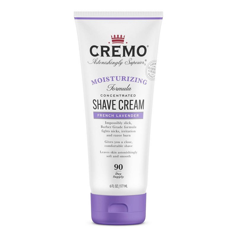 slide 1 of 7, Cremo French Lavender Shave Cream - 6 fl oz, 6 fl oz