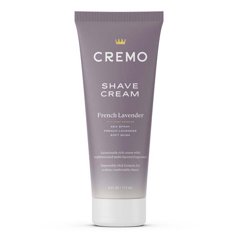 slide 1 of 8, Cremo French Lavender Shave Cream - 6 fl oz, 6 fl oz