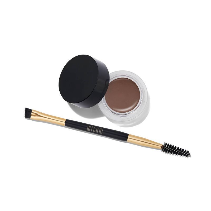 slide 1 of 4, Milani Stay Put Waterproof Brow Color - Dark Brown - 0.09oz, 0.09 oz