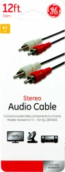 GE Stereo Audio Cable - Black