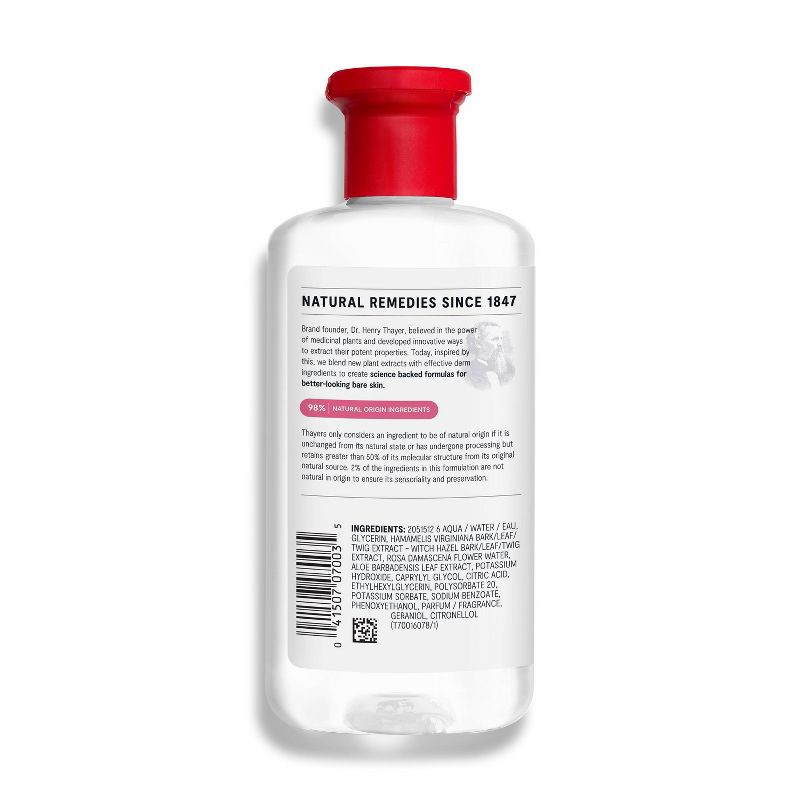 slide 2 of 9, Thayers Natural Remedies Witch Hazel Alcohol Free Toner with Rose Petal - 12 fl oz, 12 fl oz