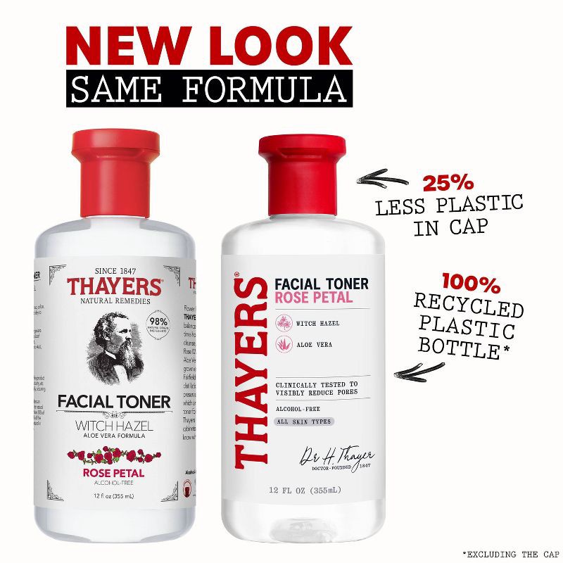 slide 3 of 9, Thayers Natural Remedies Witch Hazel Alcohol Free Toner with Rose Petal - 12 fl oz, 12 fl oz