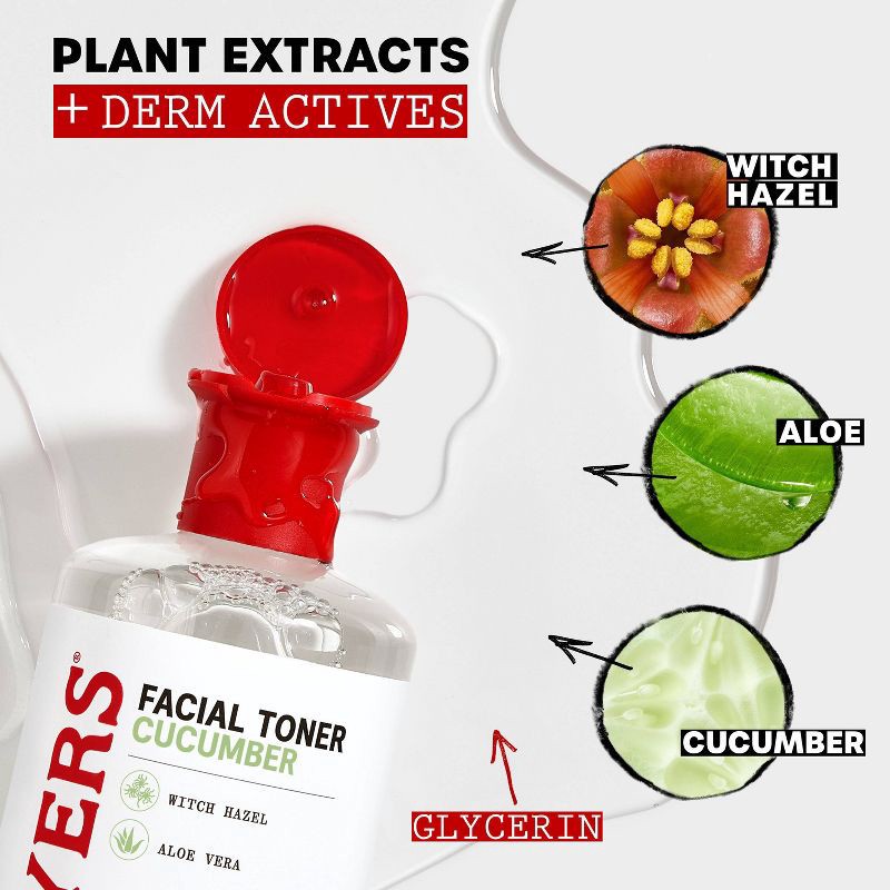 slide 6 of 9, Thayers Natural Remedies Witch Hazel Alcohol Free Toner with Cucumber - 12 fl oz, 12 fl oz