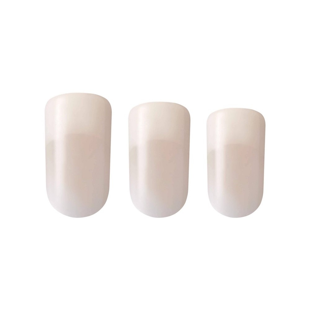 slide 3 of 5, Kiss Nails Salon Acrylic Nude French Manicure - Cashmere - 28ct, 28 ct