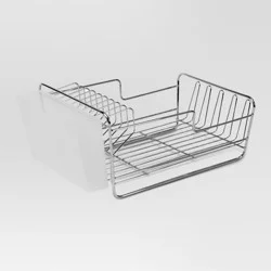 Dish Racks with Utensil Tray Matte Nickel Small - Threshold