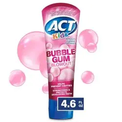 ACT AT Kids' Bubblegum Toothpaste - 4.6 fl oz