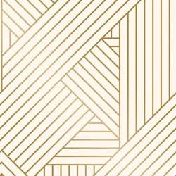 Metallic Ribbon Peel & Stick Wallpaper Gold/Ivory - Project 62™
