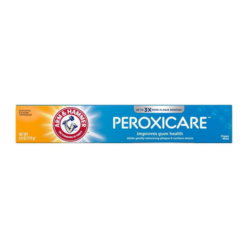 slide 6 of 6, Arm & Hammer PeroxiCare Toothpaste - 6oz Twin Pack, 12 oz