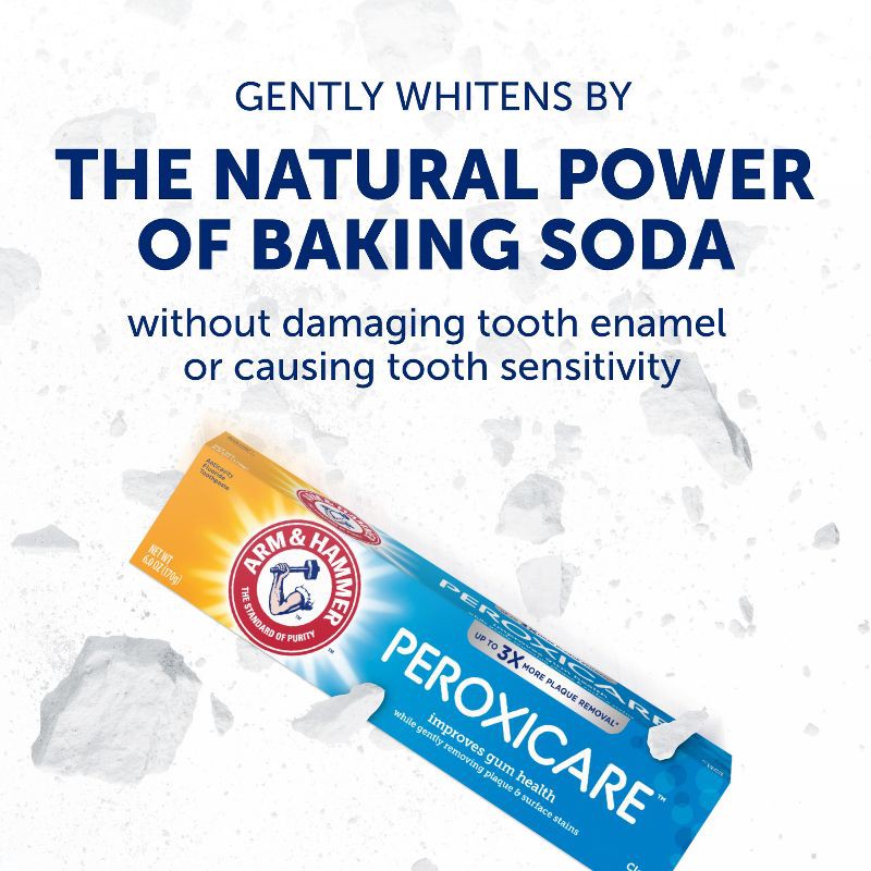 slide 7 of 10, ARM & HAMMER PeroxiCare Gum Health Anticavity Flouride Toothpaste - 6oz/2ct, 2 ct; 6 oz