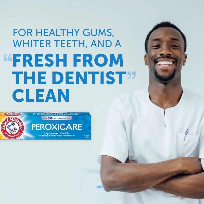 slide 8 of 10, ARM & HAMMER PeroxiCare Gum Health Anticavity Flouride Toothpaste - 6oz/2ct, 2 ct; 6 oz