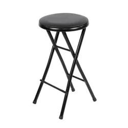 Peakform Vinyl Folding Stool Black