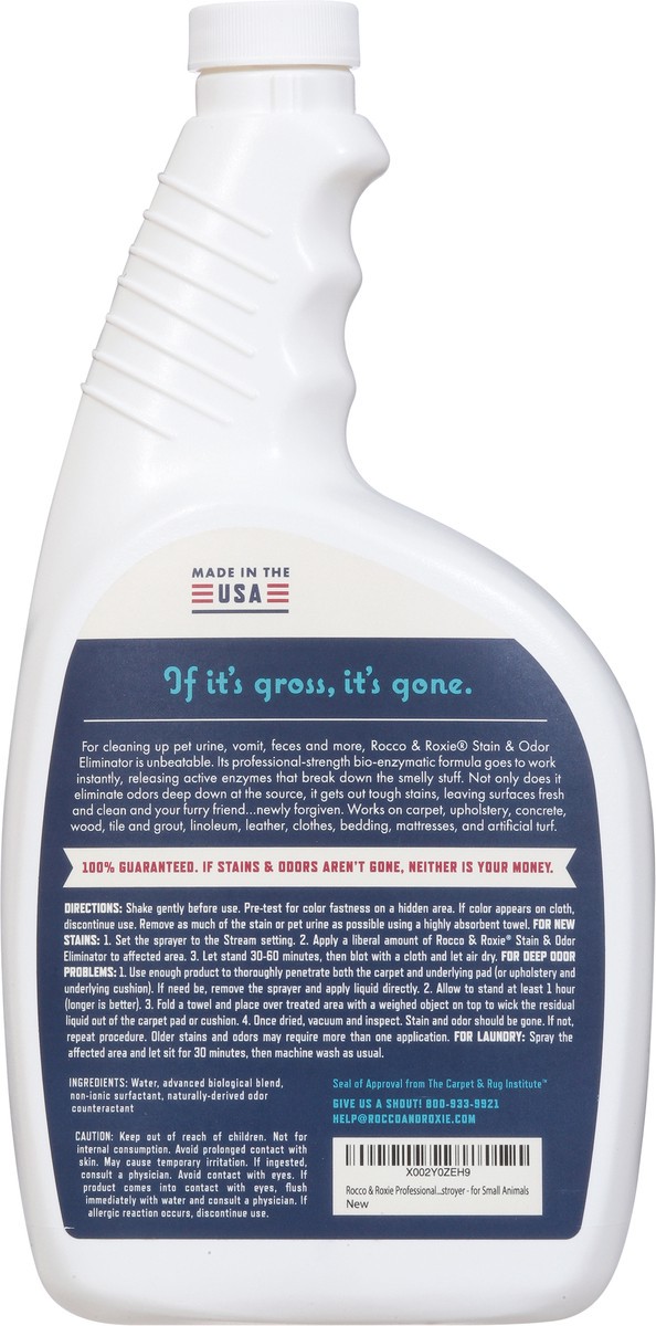 slide 2 of 9, Rocco & Roxie Supply Co. Rocco Roxie Stain Odor Elim Spray 32oz, 32 fl oz