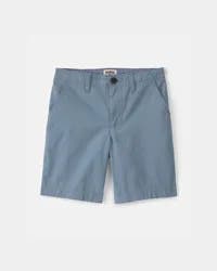 Oshkosh Boys Twill Flat-Front Shorts - Blue - Size 12